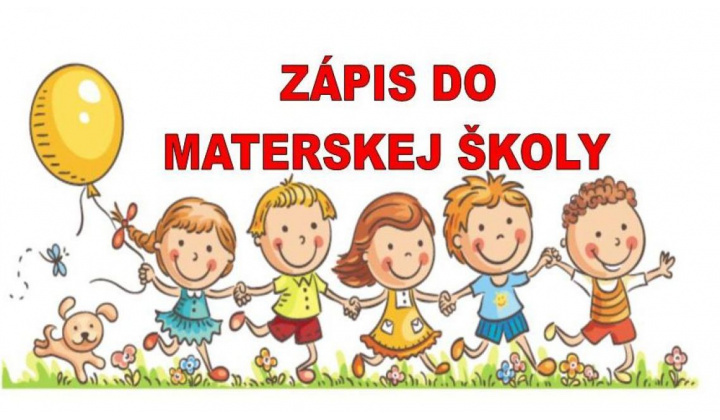 Fotka - Oznam o podávaní žiadostí o prijatie dieťaťa na predprimárne vzdelávanie do materskej školy