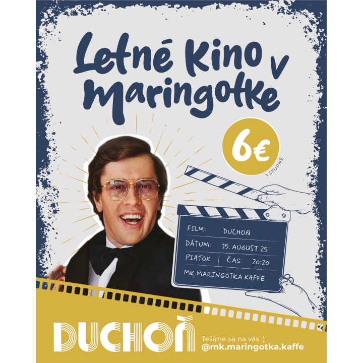 Letné kino v Maringotka Kaffe