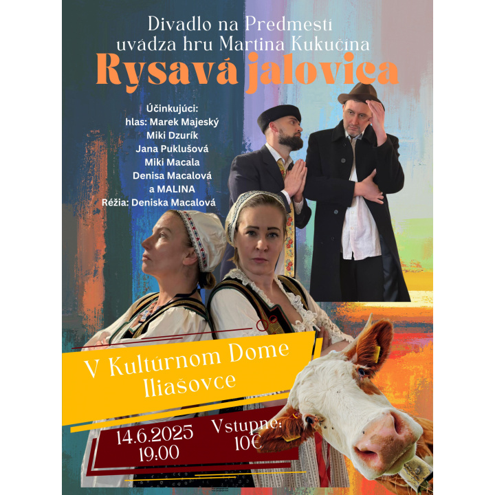 Rysavá jalovica v Iliašovciach